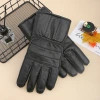 Cross-border in-stock men's spliced gloves, black cycling genuine leather warm windproof gloves with fleece genuine sheepskin hands Application Scenario